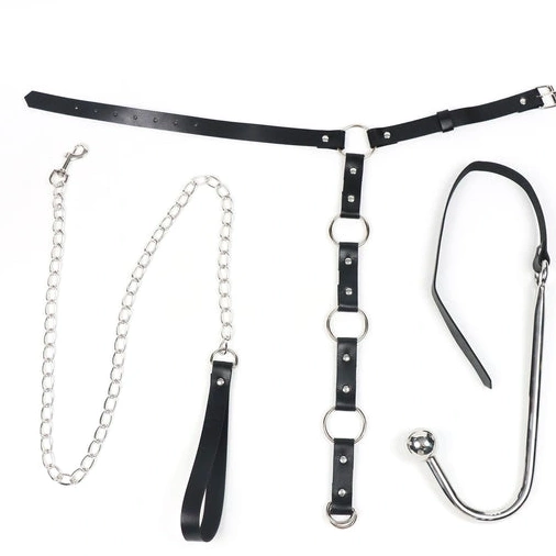 Anal Hooks EverydayUse and with Hook Kinky Leash 5853 Anal Collar 0128